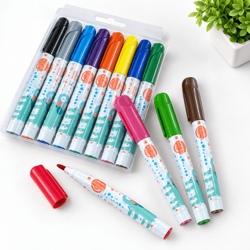 Y-Plus+ Elephant Super Washable Jumbo Pen-12 Pcs
