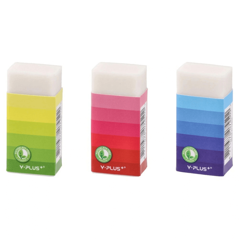 Y-Plus+ Neon Small Pencil Eraser