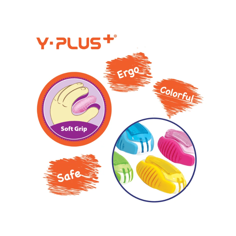 Y Plus+ Shuttle Soft Grip Pencil Sharpener – 1pcs (3)