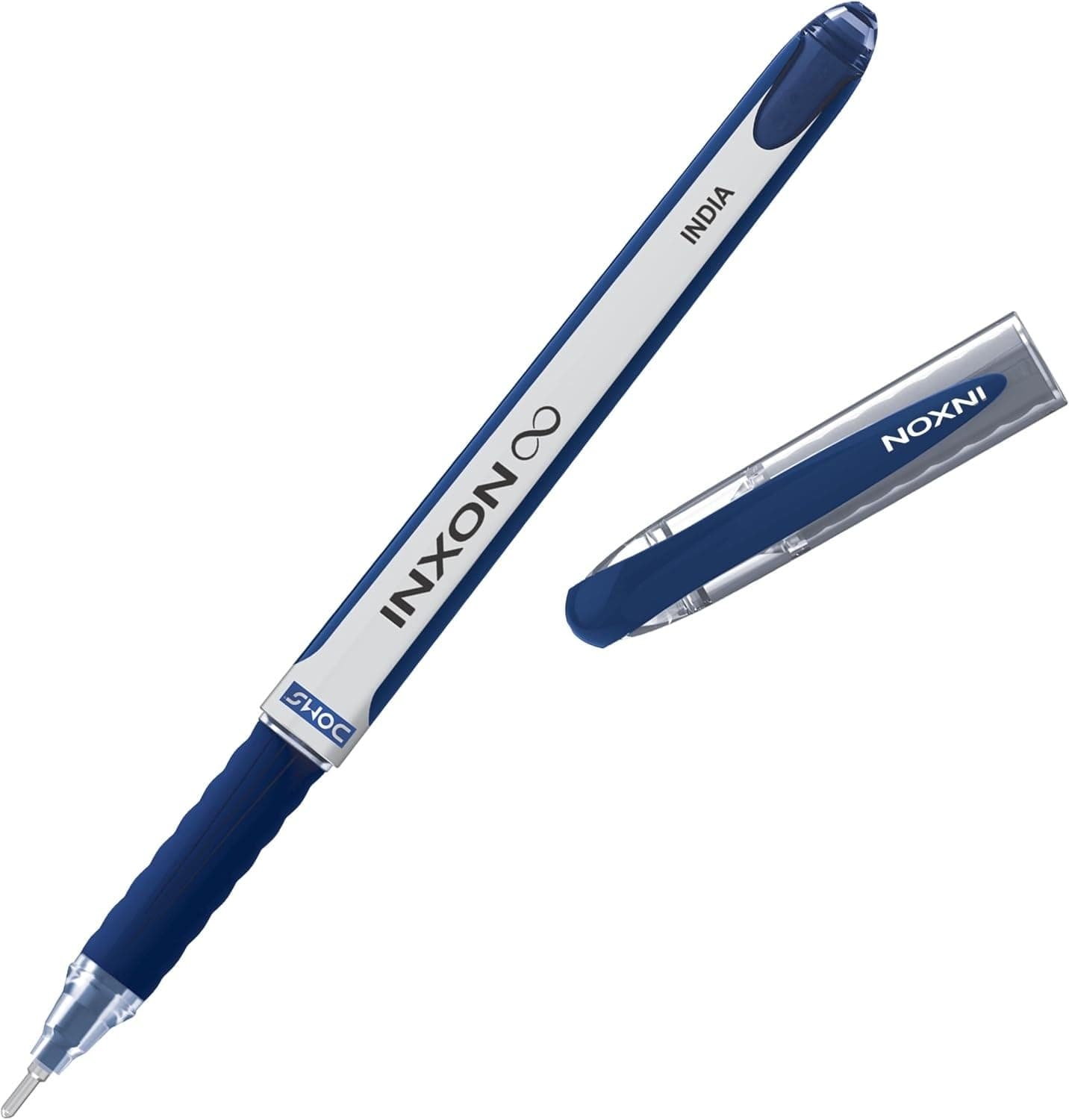 DOMS Inxon 0.7Mm Ball Pen with Soft Rubber Grip — নীল কালি