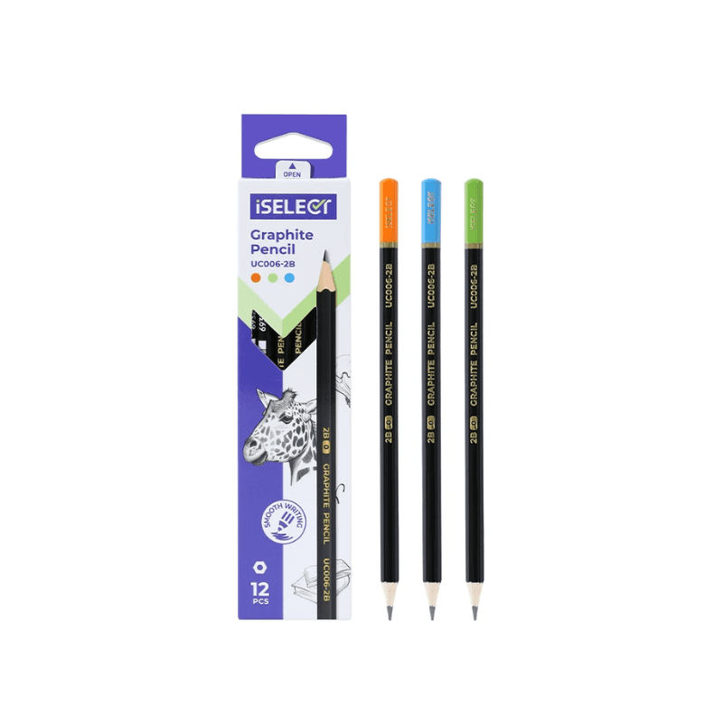 Deli I Select 2B Graphite Pencils – Smudge Free Writing (1)