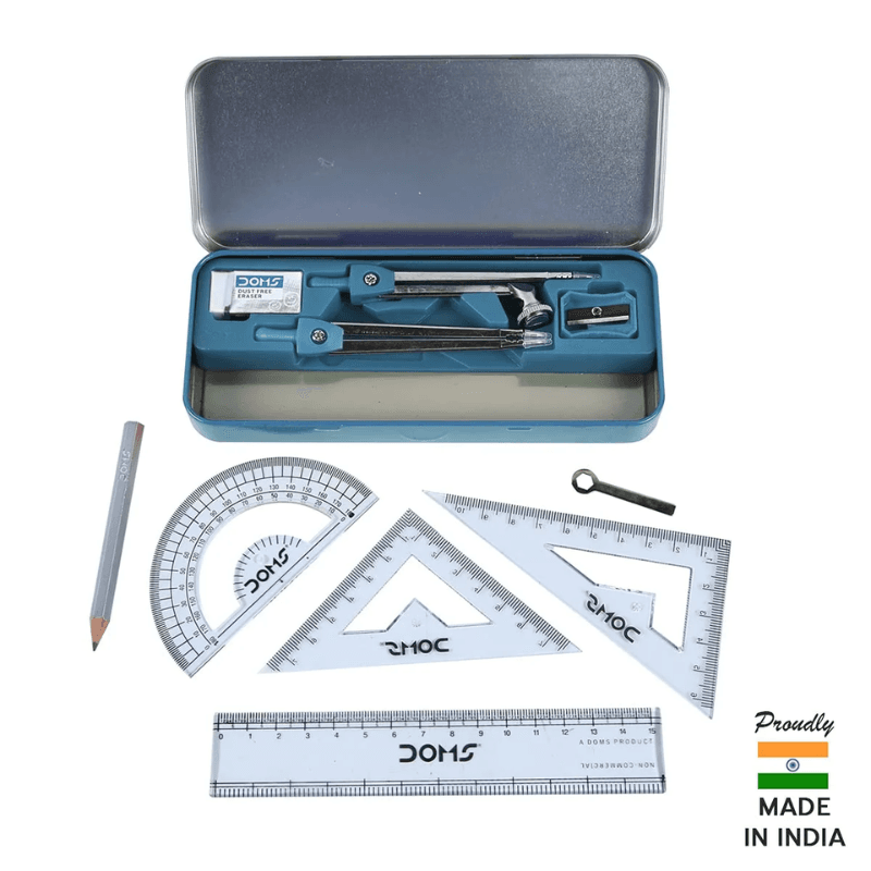 Doms Geomiti Mathematical Drawing Instrument Box (1)