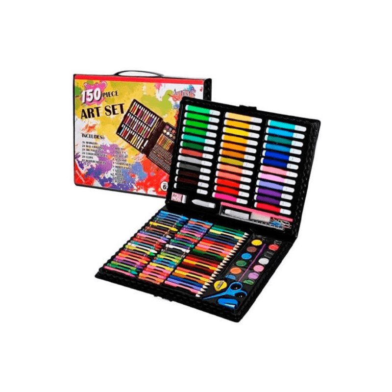 Drawing Pencil Watercolor Pen Washable Student Painting Art Set 150 Pcs