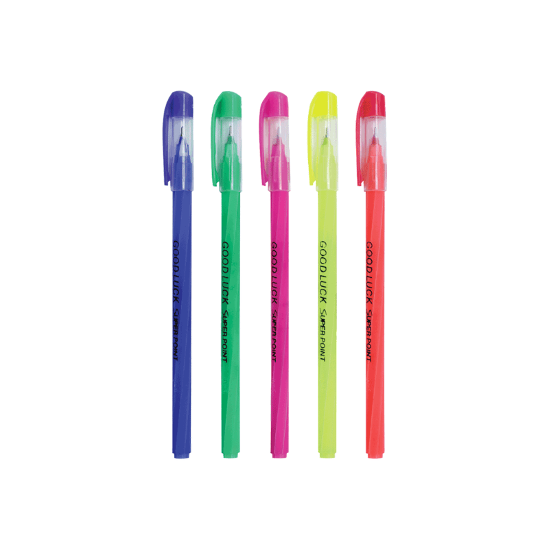 Good Luck DF Super Point Ballpoint Pens — 12 Pc Pack