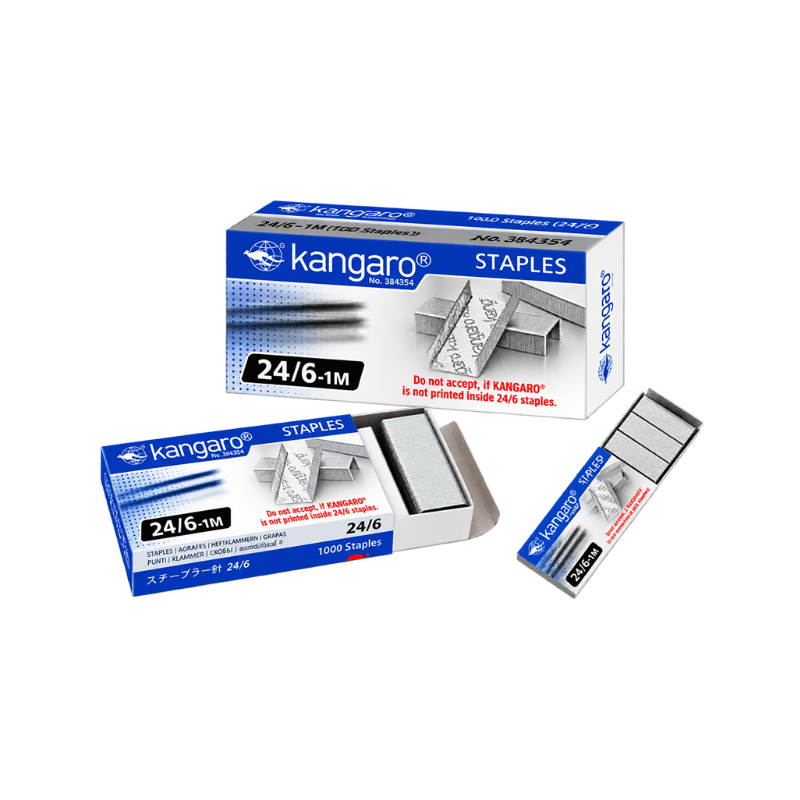 Kangaro Stapler Pin 24/6 – 4 Packets