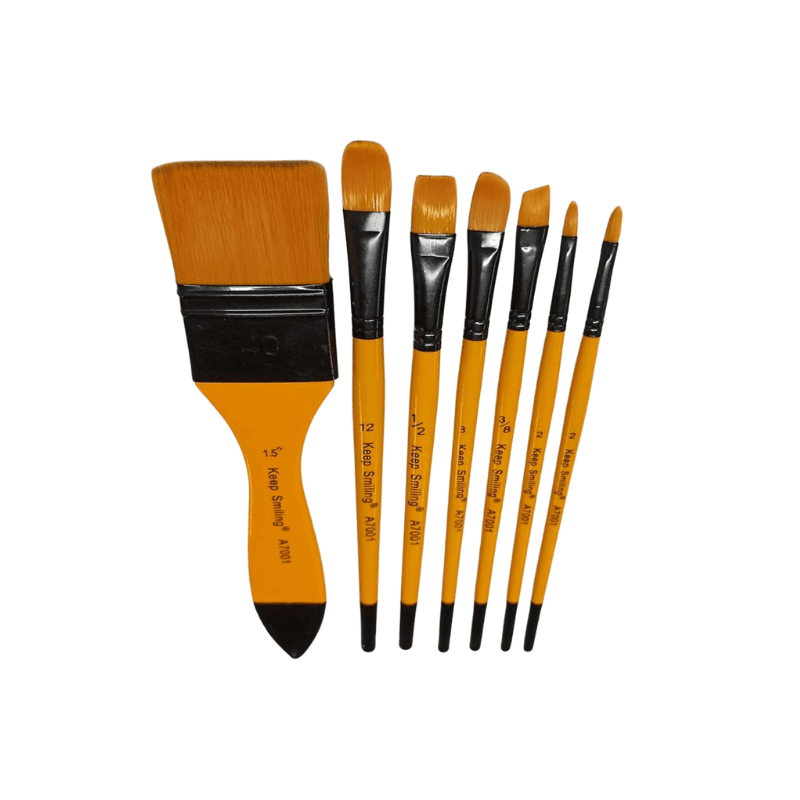 Keep Smiling Artist Paint Brush Set 7 Pcs (1)