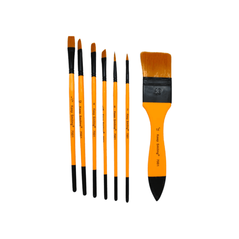 Keep Smiling Artist Paint Brush Set 7 Pcs (3)