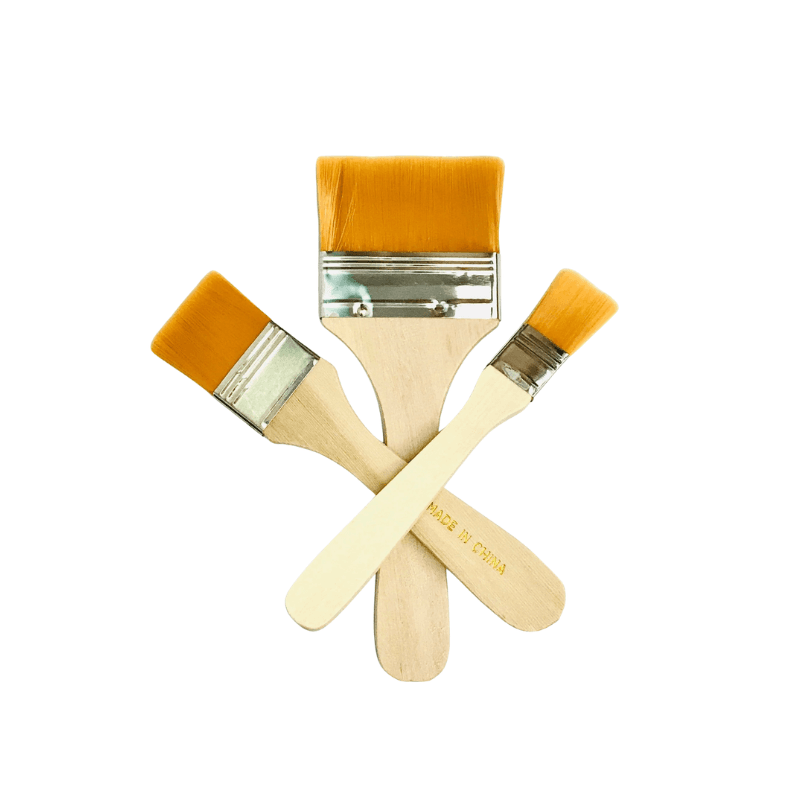 Keep Smiling Gesso Brush Set – 3 Pieces