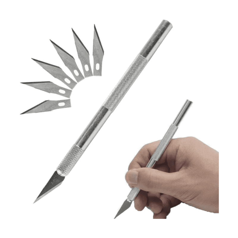 Keep Smiling Precision Knife With 5 Blades (0)