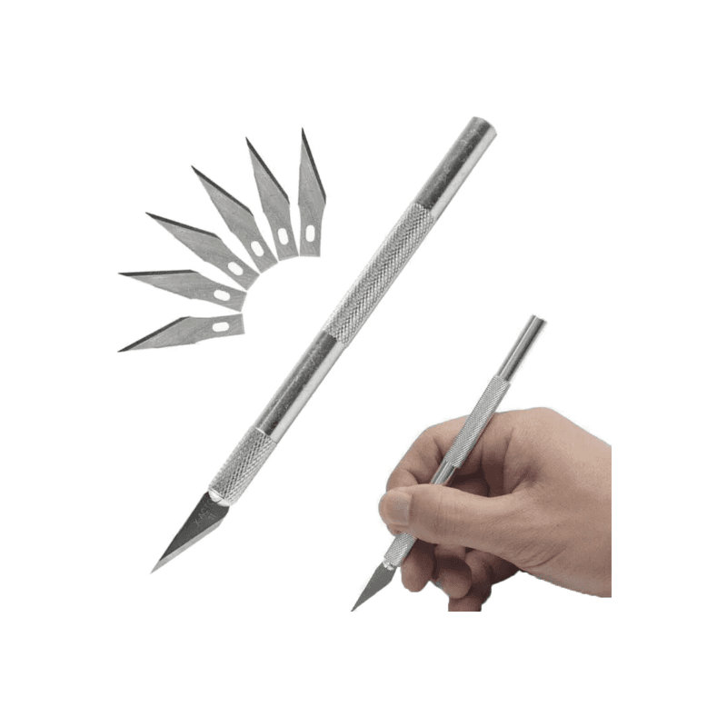 Keep Smiling Precision Knife with 5 Blades