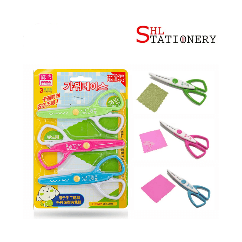 Kids Safety Plastic Craft Scissors Set (3 Piece) (1)