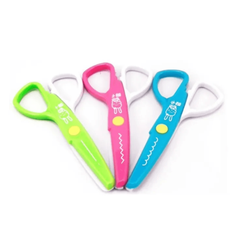 Kids Safety Plastic Craft Scissors Set (3 Piece) (2)