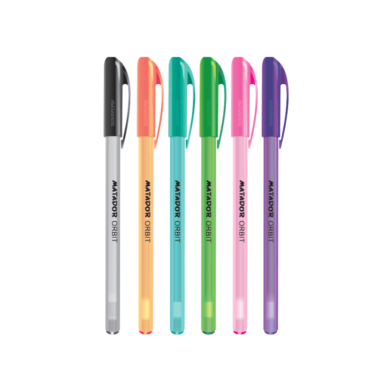 Matador Orbit Ball Pen Blue Ink 12 Pcs (2)