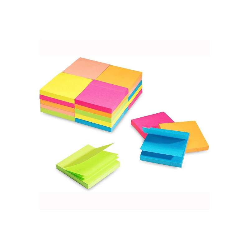 Multicolor Sticky Notes 3x3 Inch (100 Sheets) (2)