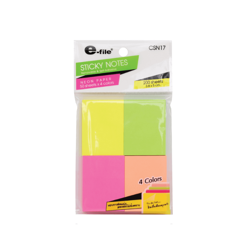 Multicolor Sticky Notes 3x3 Inch (100 Sheets) (3)