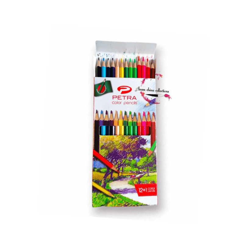 Petra Classic Colour Pencils – Full & Half Length, 13 & 25 Colours (2)