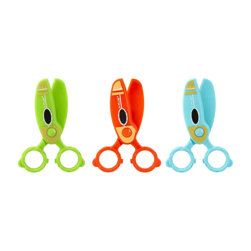 Y-Plus+ Rocket Scissor – Plastic Baby Safe Scissors