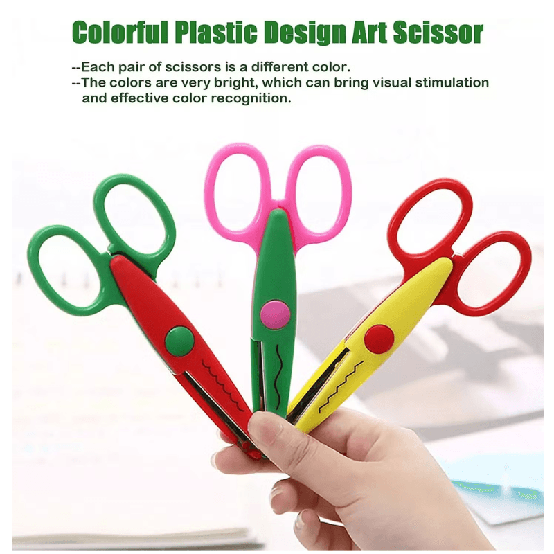 Zig Zag Paper Scissors For Art And Craft Projects Set Of (2)