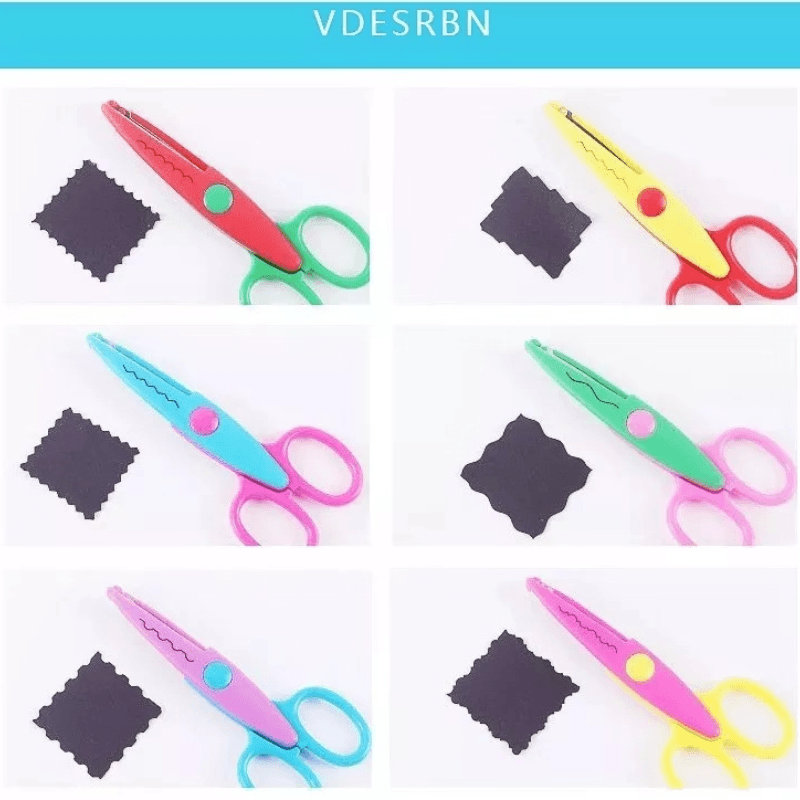 Zig Zag Paper Scissors For Art And Craft Projects Set Of (5)