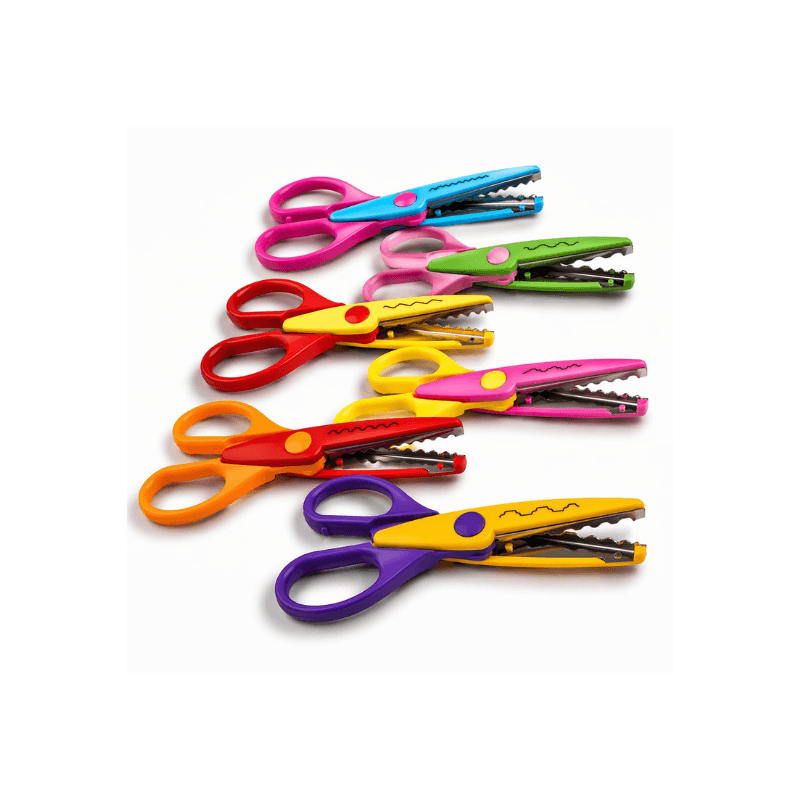 Zig Zag Paper Scissors For Art And Craft Projects Set Of 6 (4)