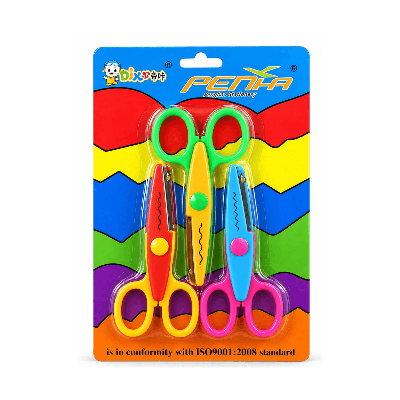 Zig Zag Paper Scissors For Art And Craft Projects Set Of (7)