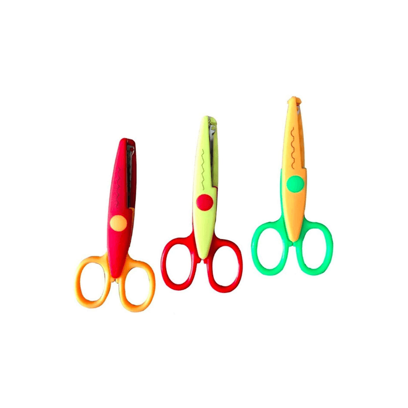 Zig Zag Paper Scissors For Art And Craft Projects Set Of (8)