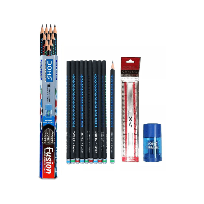 DOMS Fusion Pencil 10 Pcs + Set