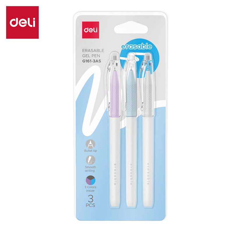 Deli Erasable Gel Pen 3 Pcs EG161 3AS (2)
