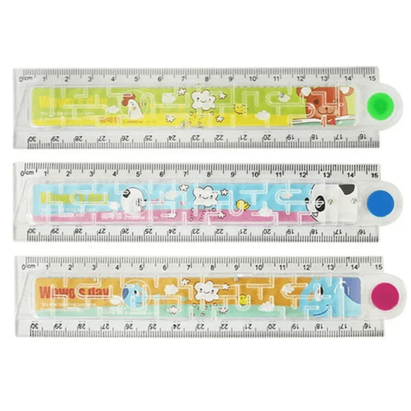 Folding Games Scale Ruler With Multiple Design Shaped 1 Pc (2)