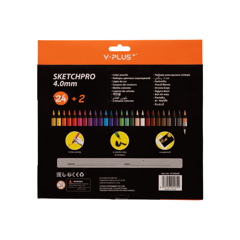 Sketch Pro 24+2 4.0 Mm Color Pencil (11)