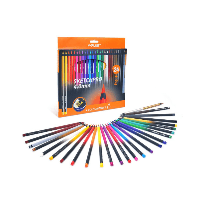 SketchPro 24+2 4.0 Mm Color Pencil