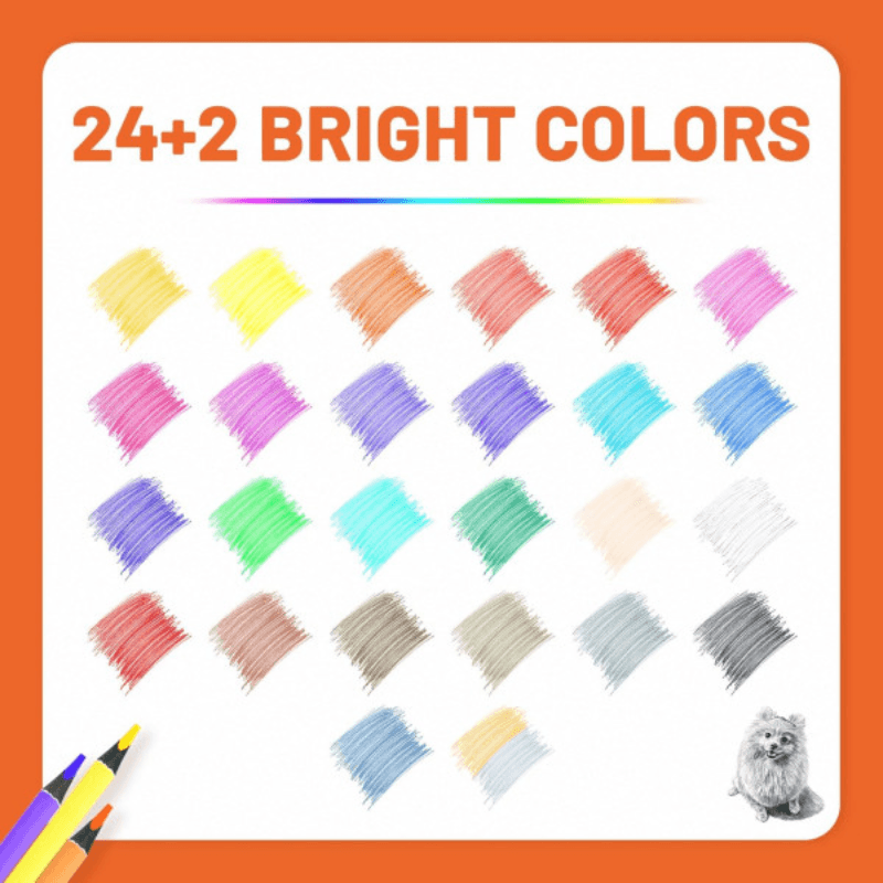 Sketch Pro 24+2 4.0 Mm Color Pencil (7)